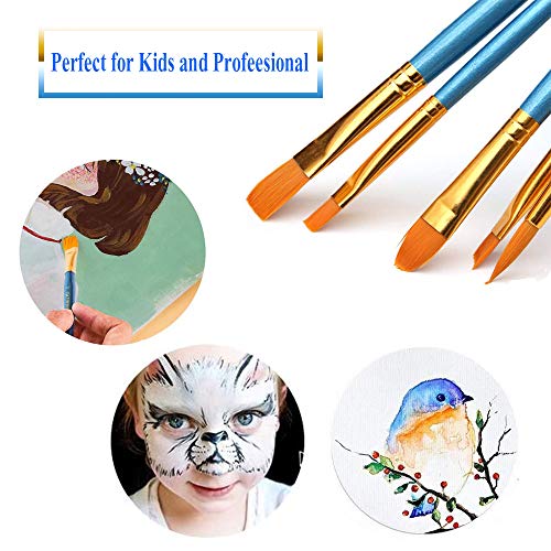 20 Pcs Paint Brushes for Acrylic Painting