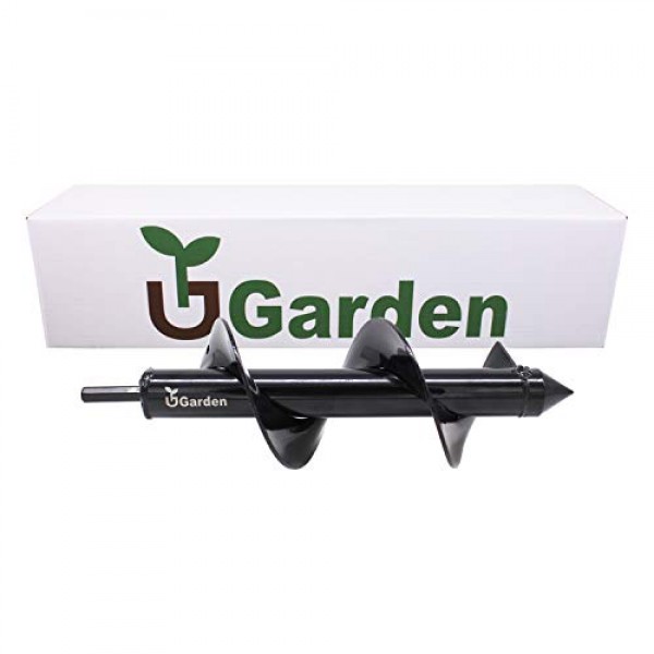 UGarden Garden Plant Flower Bulb Auger 3 x 10 Inch Rapid Planter...
