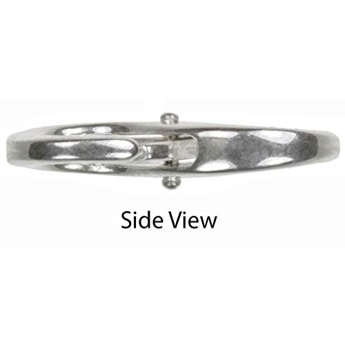 uGems Double Opening Sterling Silver Infinity Figure Eight Lobster...