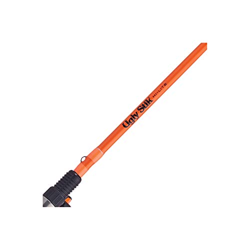 Ugly Stik 6 Hi-Lite Spinning Fishing Rod and Reel Combo, Orange, ...