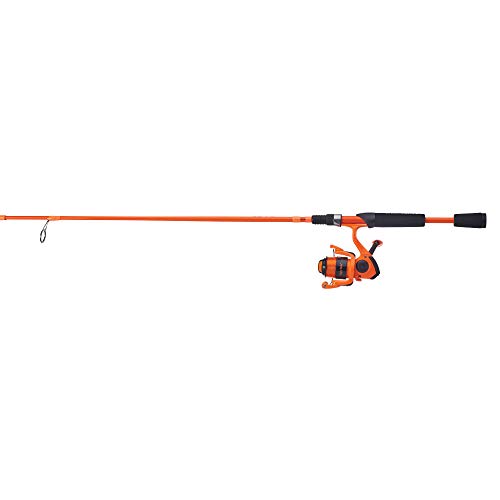 Ugly Stik 6 Hi-Lite Spinning Fishing Rod and Reel Combo, Orange, ...