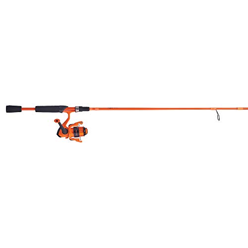 Ugly Stik 6 Hi-Lite Spinning Fishing Rod and Reel Combo, Orange, ...