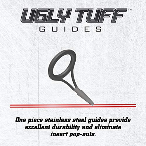 Ugly Stik 6 Hi-Lite Spinning Fishing Rod and Reel Combo, Orange, ...