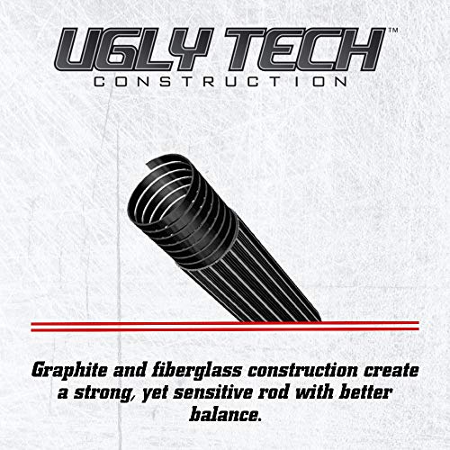 Ugly Stik 6 Hi-Lite Spinning Fishing Rod and Reel Combo, Orange, ...