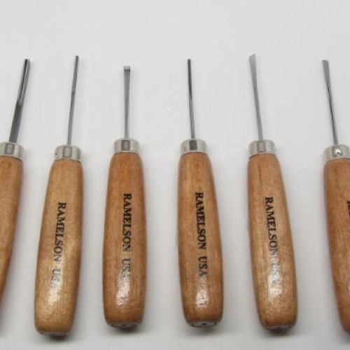 6pc Micro Miniature Wood Carving Tools Luthier Violin Set Ramelson...
