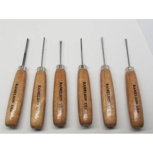 6pc Micro Miniature Wood Carving Tools Luthier Violin Set Ramelson...