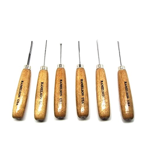 6pc Micro Miniature Wood Carving Tools Luthier Violin Set Ramelson...