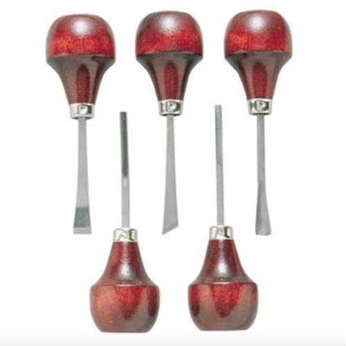 U J Ramelson No. 107 Wood Carving Tools set of 5