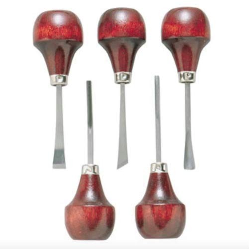 U J Ramelson No. 107 Wood Carving Tools set of 5
