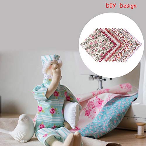 50pcs 10 x 10 100% Printed Cotton Quilting Fabric Bundle Squares ...