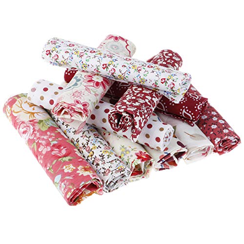 50pcs 10 x 10 100% Printed Cotton Quilting Fabric Bundle Squares ...