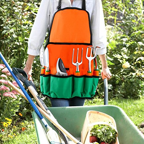 UKOKE Garden Tool Set, 12 Piece Aluminum Hand Tool Kit, Garden Can...