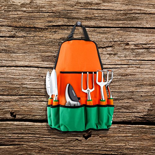 UKOKE Garden Tool Set, 12 Piece Aluminum Hand Tool Kit, Garden Can...