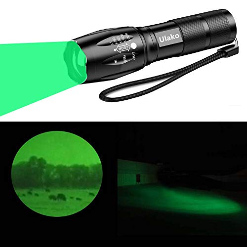 Ulako Green Light 350 Yards Spotlight Flood Light Zoomable Tactica...
