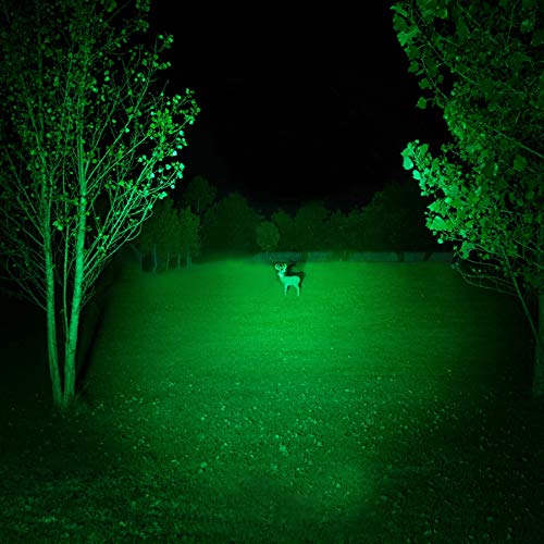 Ulako Green Light 350 Yards Spotlight Flood Light Zoomable Tactica...