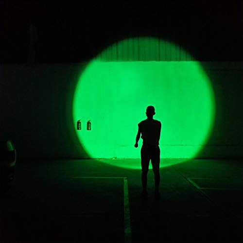 Ulako Green Light 350 Yards Spotlight Flood Light Zoomable Tactica...