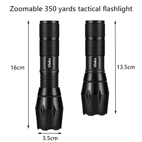 Ulako Green Light 350 Yards Spotlight Flood Light Zoomable Tactica...