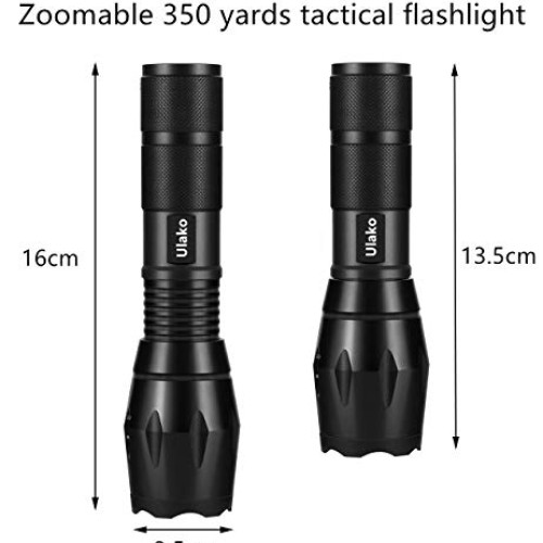 Ulako Green Light 350 Yards Spotlight Flood Light Zoomable Tactica...