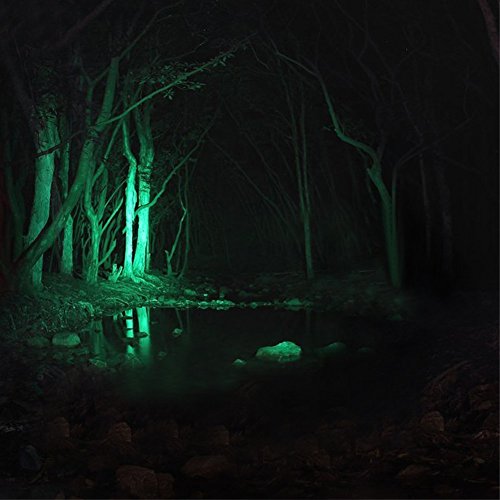 Ulako Single 1 Mode Zoomable LED 150 Yard Green Light Flashlight T...