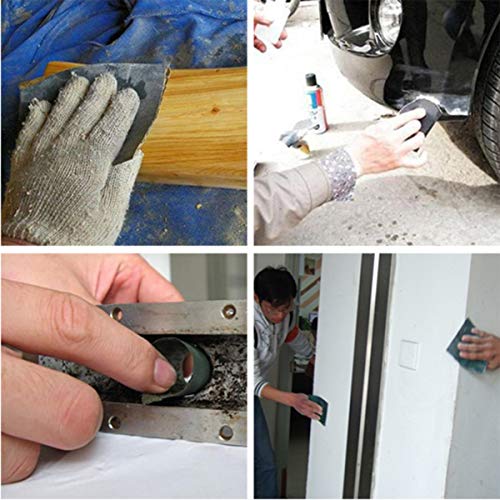 ULTECHNOVO 27pcs Grit Sand Paper Assorted Size Dry Wet Sanding She...