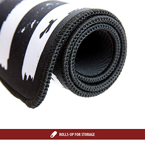 Ultimate Rifle Build Distressed Flag Cleaning Mat 11x17