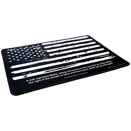 Ultimate Rifle Build Distressed Flag Cleaning Mat 11x17