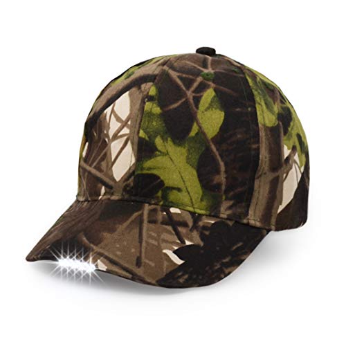 UltraKey Hands Free LED Baseball Cap Hat for Outdoor Jogging Hip H...