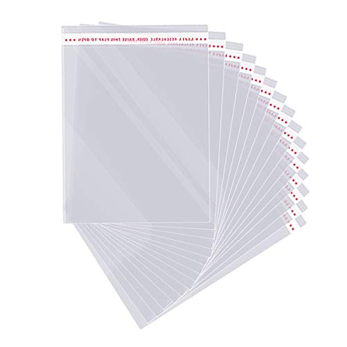 UltraOutlet 12 x 16 inches Large Resealable Cellophane Bags, 500ct...