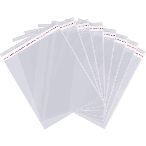 UltraOutlet 12 x 16 inches Large Resealable Cellophane Bags, 500ct...