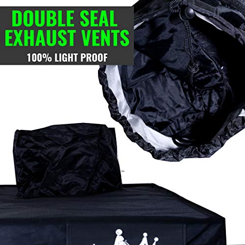 ULTRAYIELD 60x108x84 + 12 Extension Grow Tent - 1680D Mylar Pr...