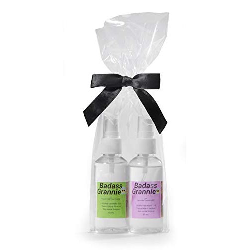 Spray hand sanitizer ultra moisturizing pure essential oils lavend...