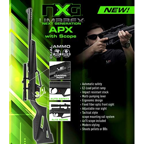 Umarex NXG APX Multi-Pump Pneumatic Youth .177 Caliber Pellet or B...