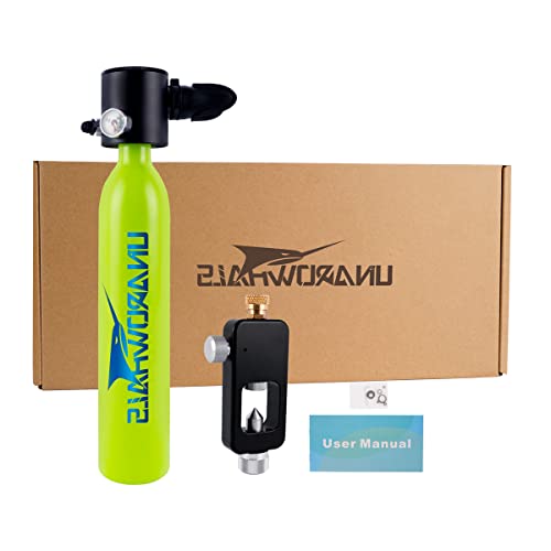 UNAROWHALS NS3000A Portable Mini Scuba Tank with 0.5L Capacity Sup...