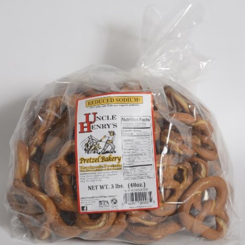 Uncle Henrys 3 lb. Bag Low Sodium Pretzels