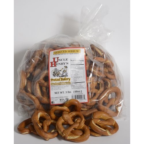 Uncle Henrys 3 lb. Bag Low Sodium Pretzels