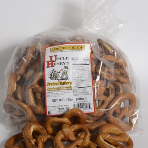 Uncle Henrys 3 lb. Bag Low Sodium Pretzels