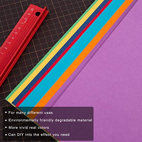 Colored Cardstock - 8.5 x 11 inch / 70 Sheets / 7 Colors Paper 65I...