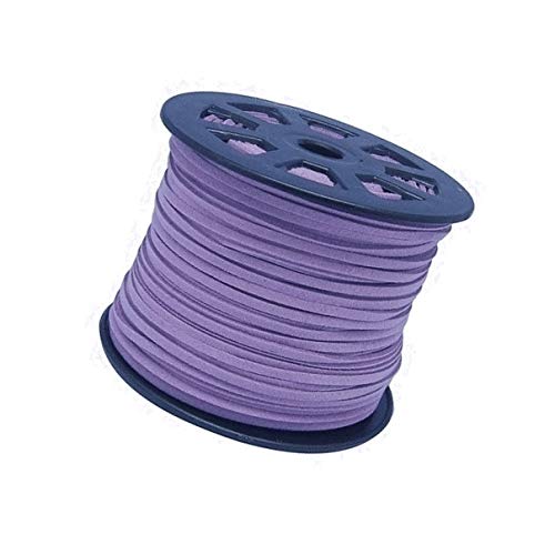 UnCommon Artistry Faux Leather Suede Beading Cord Lilac, 20 ft