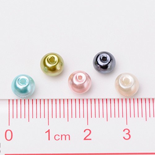 UnCommon Artistry Glass Pearls Mixes 200pcs 6mm Pastel Mix