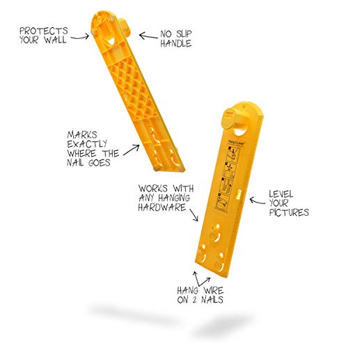 Under the Roof Decorating 5-100 Picture Hanging Tool, Yellow