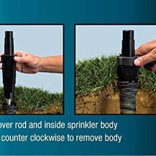 Underhill A-EO-SRT-RS EasyOut 2in1 Rotor & Spray Head Sprinkler Re...