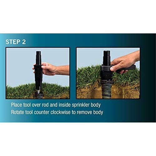 Underhill A-EO-SRT-RS EasyOut 2in1 Rotor & Spray Head Sprinkler Re...