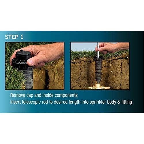 Underhill A-EO-SRT-RS EasyOut 2in1 Rotor & Spray Head Sprinkler Re...