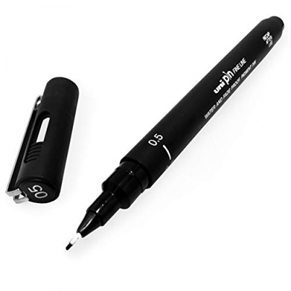 Uni Pin Fineliner Drawing Pen - Sketching Set - Black Ink - 0.03 t...