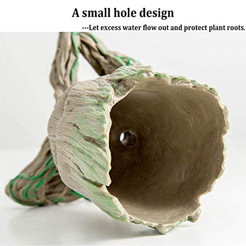 Flowerpot Treeman Baby Groot Succulent Planter Cute Green Plants F...