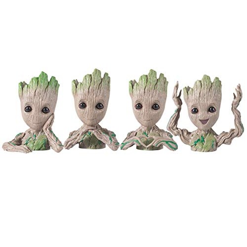Flowerpot Treeman Baby Groot Succulent Planter Cute Green Plants F...