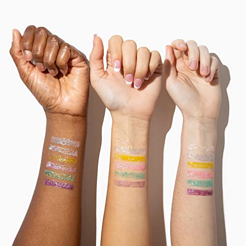 Unicorn Snot BIO Glitter Holographic Body Glitter Gel for Body, Fa...