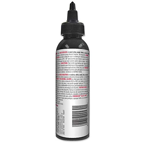 Unicorn SPiT 5770010 Gel Stain and Glaze, Midnights Blackness 4.0...