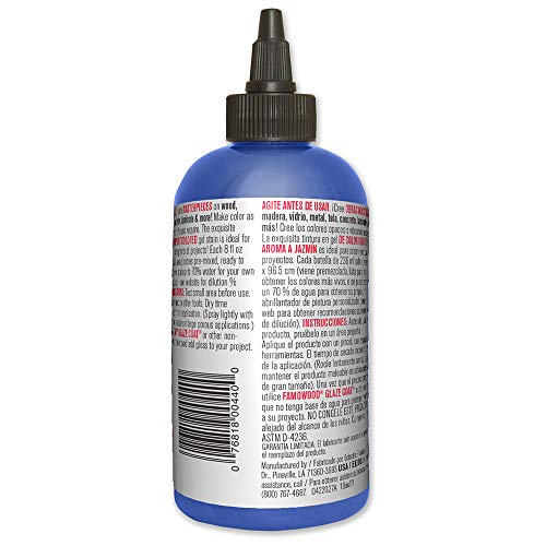 Unicorn SPiT 5771008 Gel Stain and Glaze, Blue Thunder 8.0 FL OZ B...
