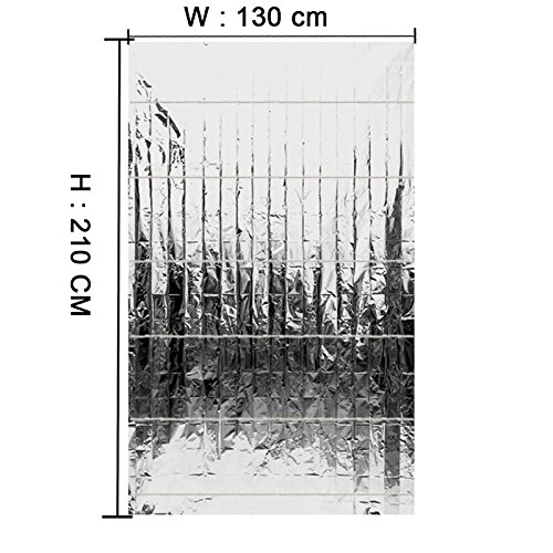 UNIE 3 Pack High Silver Reflective Mylar Film Greenhouse Covering ...